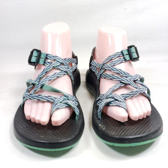 Chaco Women's Size 8 Zx/2 Sports Sandals Aqua - Picture 6 of 10